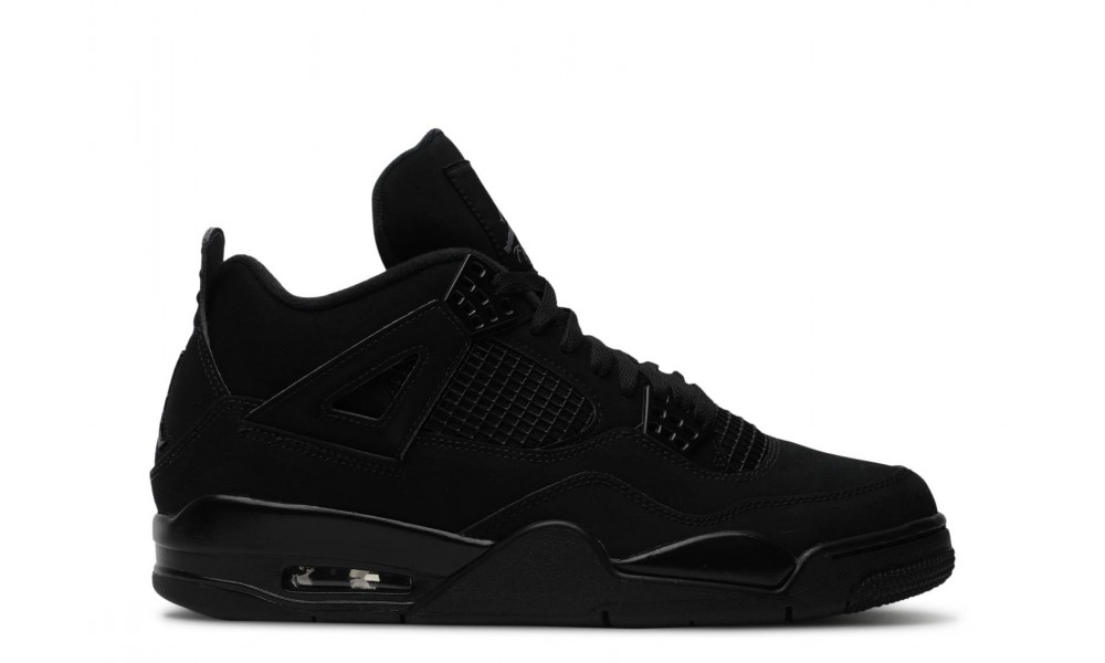 jordan 4 black cat with white laces
